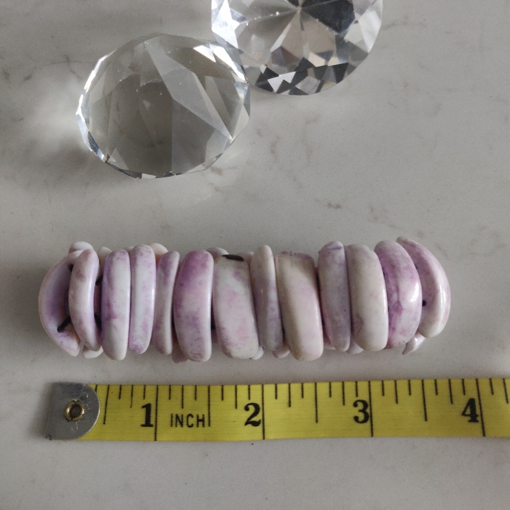 Shell stretchy bracelet - Picture 5 of 5